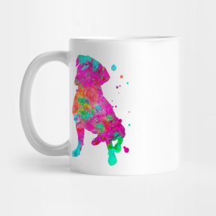 Boxer Dog Watercolor Painting 2 Mug